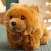 Home Decoration Animal Plush Toy Chow Chow Plush Toy Puppy Dog Stuffed Toy Lifelike Puppy Dog Doll