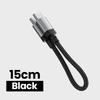 15СМ/20СМ 240Вт Type C на Type C Короткий Кабель 6А Кабель Быстрой Зарядки PD3.1 USB C Кабель Для iPhone 15 16 17 Power Bank Samsung