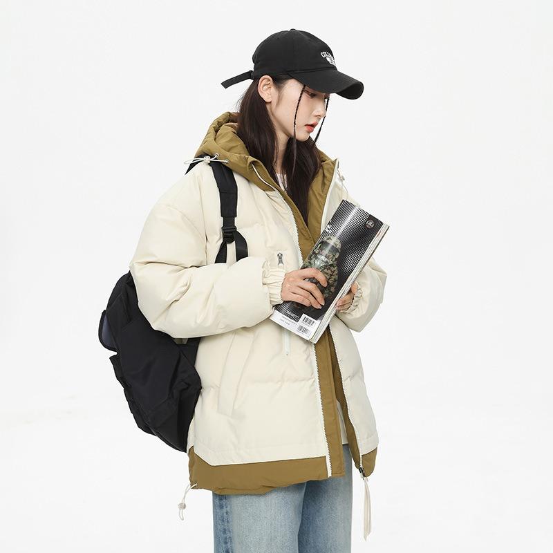 Новая хлопковая одежда мужская трендовая холодостойкая утолщенная хлопковая одежда мужская и женская повседневные свободные хлопковые куртки мужские