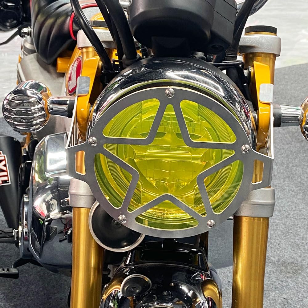 Мистер. Быстрая защита фары (желтый) для Honda Monkey 125/DAX125