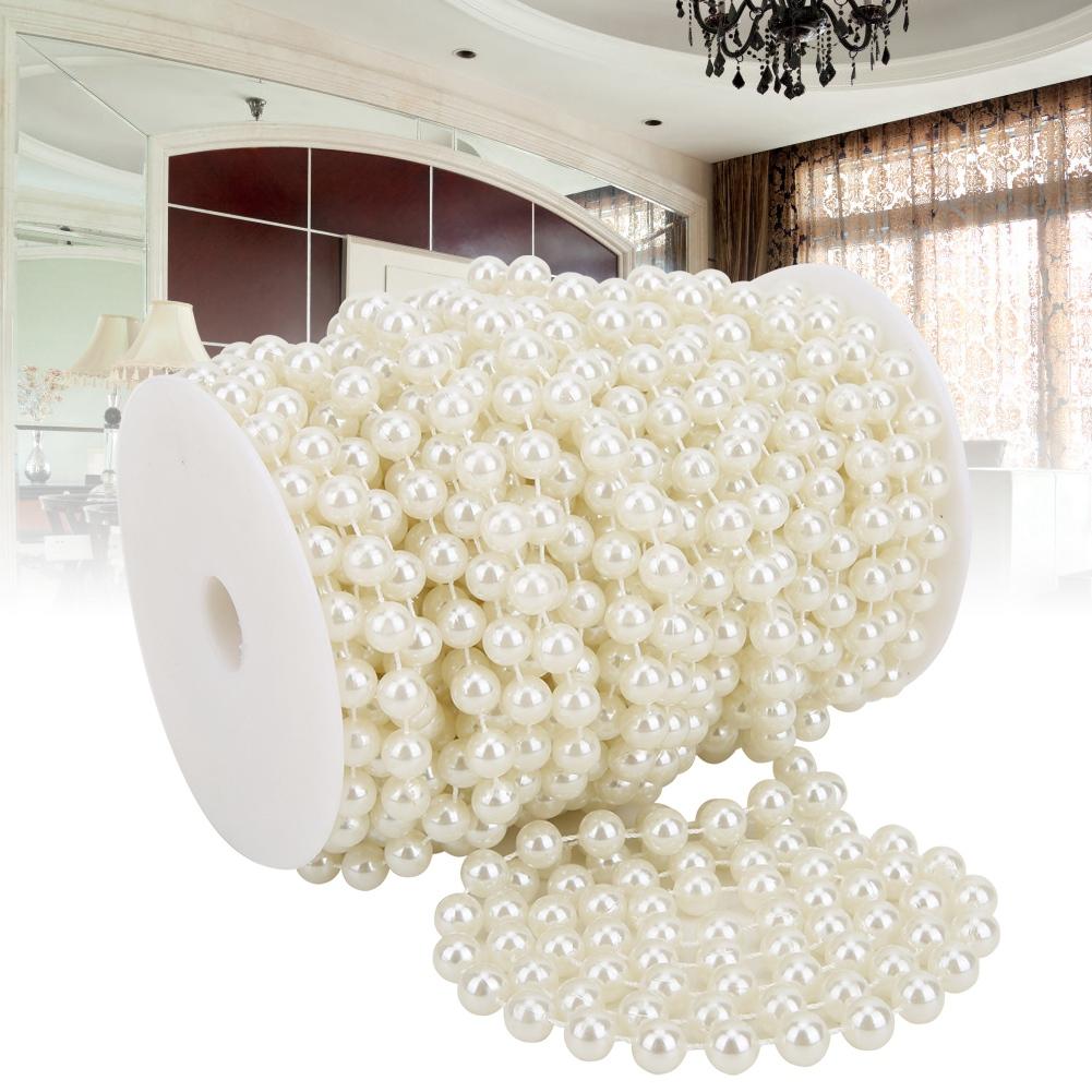 10mm Prl Bd String 20m ABS Faux Prl Bd Clothing Accessories for   Doors Decoration