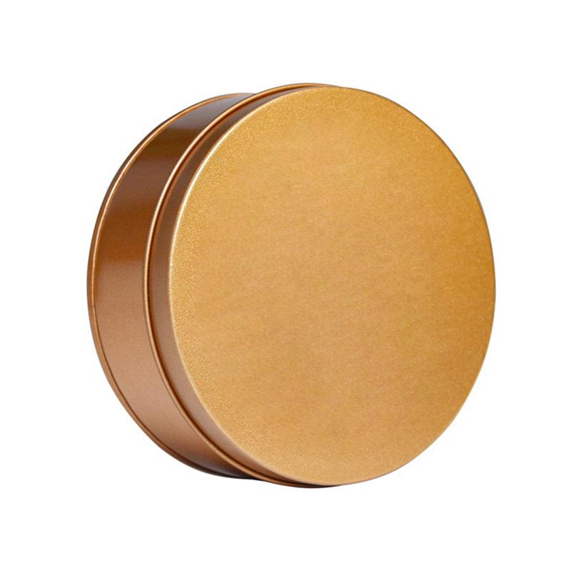 Круглые жестяные коробки Металлические контейнеры для хранения Гладкая поверхность Тонкая работа Декоративные Практичные Подарочные коробки для вечеринок