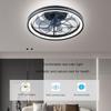 50 * 16 см Ресторан LED Современный Простой Потолочный Вентилятор Лампа Бытовая Интеллектуальная Люстра Вентилятор Электрический Вентилятор Свет