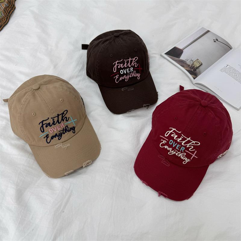 Горячая Распродажа унисекс стираный хлопок с вышитыми буквами бейсболка для улицы повседневная шляпа от солнца папа регулируемая для женщин и мужчин