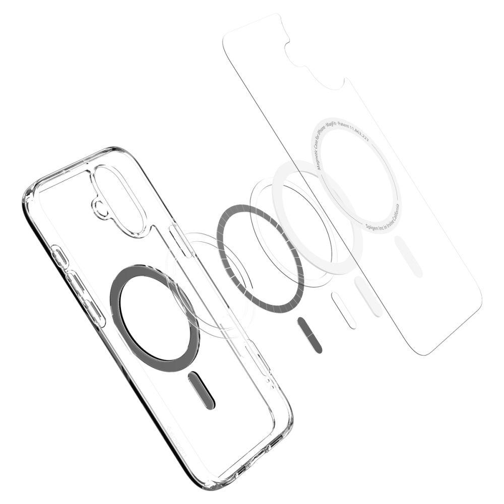 Чехол Spigen Ultra Hybrid MagSafe для iPhone 16 - Черный