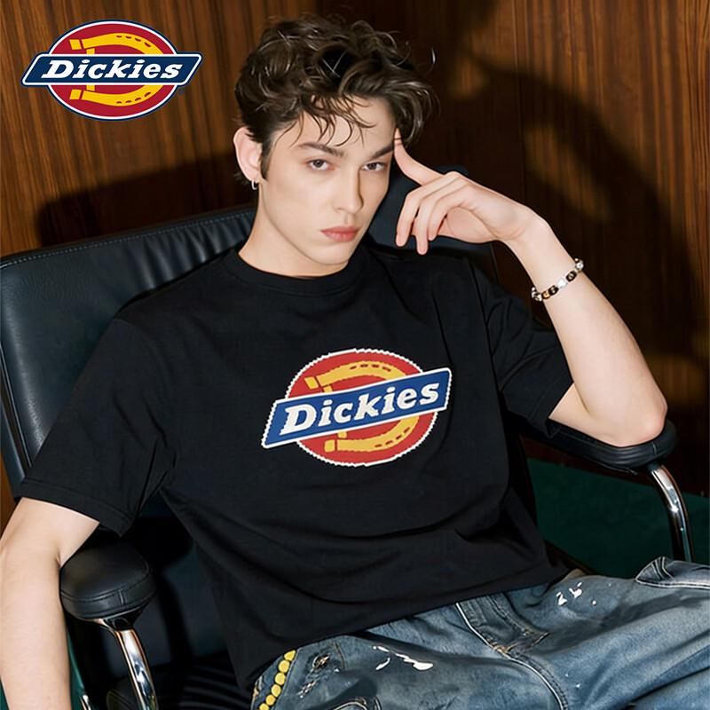 Мужская классическая футболка с коротким рукавом и логотипом Dickies