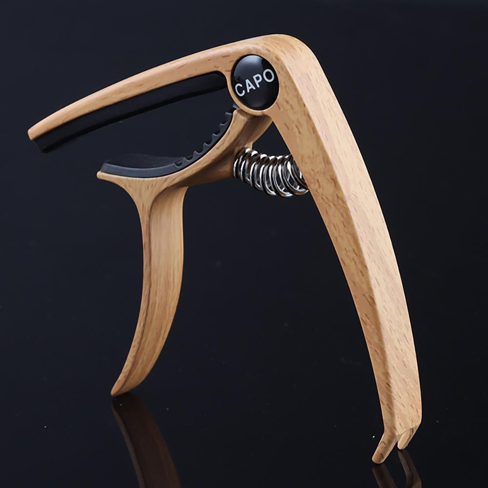 Metal Guitar Capo Guitar Tuner Clamp Zinc Alloy Professional Key Trigger Capo for Acoustic Electric Guitar with Rubber Grip