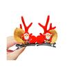1 Pair Christmas Hairpins Festive Styles Reindeer Christmas Tree Snowman Santa Claus Plush Sequins Decor Hair Clips