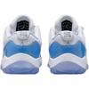 Air Jordan 11 Retro Low kids low-top basketball shoes white/university blue FV5116-100