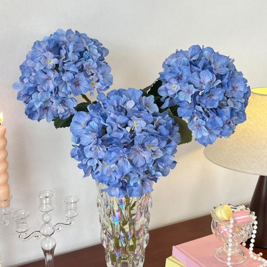 Искусственная гортензия Yousheng, искусственная гортензия с гибким стеблем, реалистичный долговечный искусственный цветок для цветочной композиции, домашнего декора, вечеринки, свадьбы
