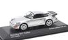 Minichamps 1/43 Porsche 911 (964) Turbo 1990 Серебристый - Ограниченная серия 964 Литая модель автомобиля