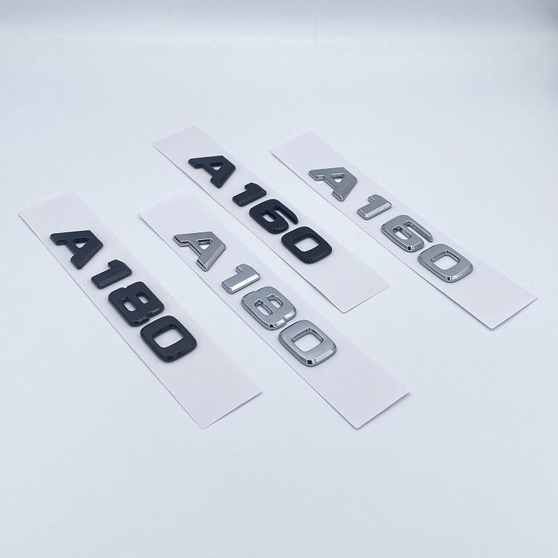 3D буквы A180 A200 A220 A250 A260 A180d A220d 4Matic ABS эмблема для Mercedes Benz A W176 W177 багажник автомобиля задняя наклейка с логотипом