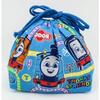 OSK Thomas the Tank Engine Drawstring Lunch Bag, Made In Japan, Stylish, Cute, Simple, Easy To Use, Easy To Access, Unisex, for Kids and Elementary Sc