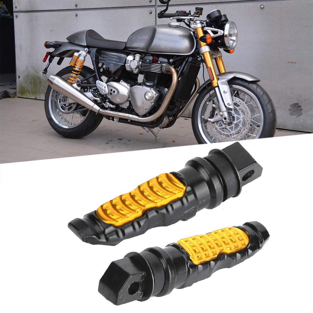 1 пара Универсальные алюминиевые педали подножки подставка для ног подножки желтые