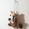 Take Off Red Panda Plush Toy Strap with Initial Charm [A] Angel's Mischief Series