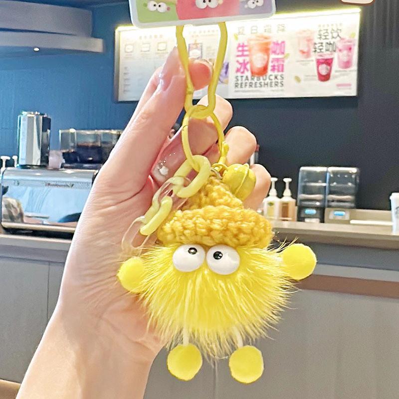 Уютный Милый И Мультяшный Брелок из Норки Уникальный И Игривый Брелок Женский Для