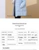 Xuezhongfei 2025 Women's Mid-Length Loose Down Jacket