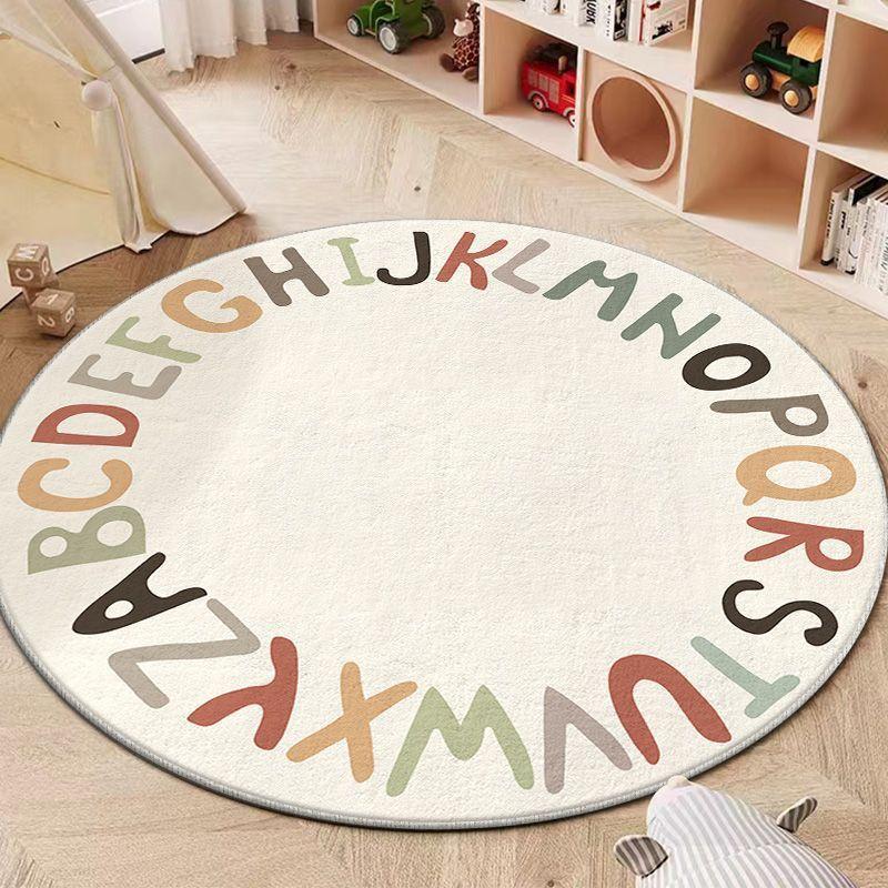 Cartoon Imitation Cashmere Living Room Carpet Soft And Cool Cloak Room Bedroom Bedside Rug Study Crawling Mat Home Decor