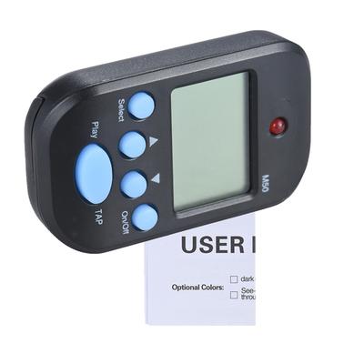 Профессиональный клипсовый цифровой метроном с темпом, ЖК-экран, легкий и миниатюрный для скрипки, гитары, баса, музыкальный