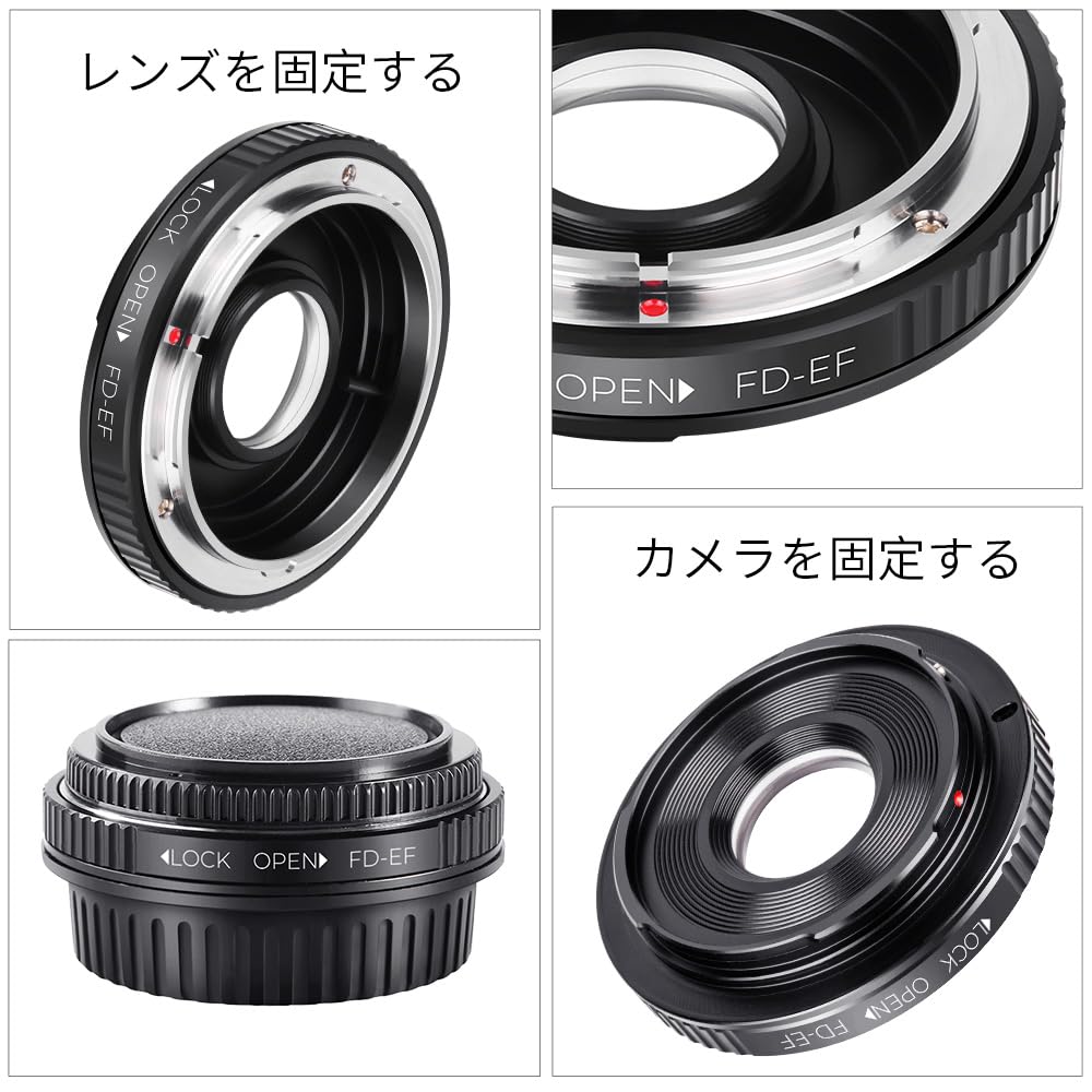 Адаптер крепления Concept Mount Canon FD Mount Lens EF Mount Conversion FD Lens Adapter для Canon EOS Camera Direct K&F FD-EOS - "Магазин производителя"