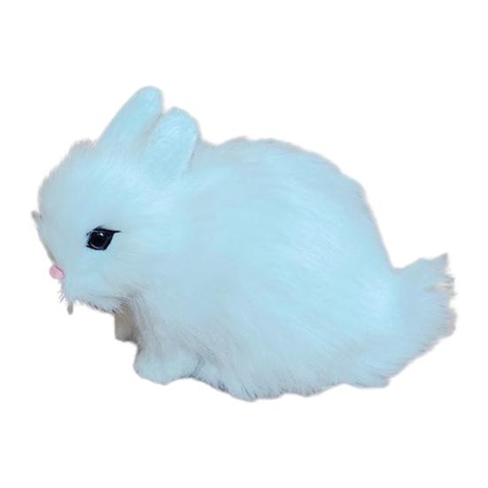 Прекрасная имитация животных кукла кролик плюшевая спальная мягкая игрушка детский подарок декор