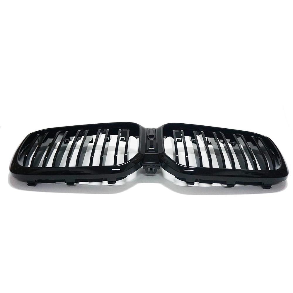 Thultra Высококачественная двухлинейная гоночная решетка, глянцевая черная решетка для BMW X3 G01 X4 G02 2022 + ABS, передний бампер, капот, почки
