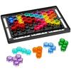 Looren Colorful Puzzle Gift for Kids, Brain Training Educational Toy, Develops Imagination and Thinking Skills, Includes 64 Problem Sets