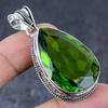 Peridot Gemstone Handmade 925 Sterling Silver Gift Jewelry Pendant 2.17" O7a55