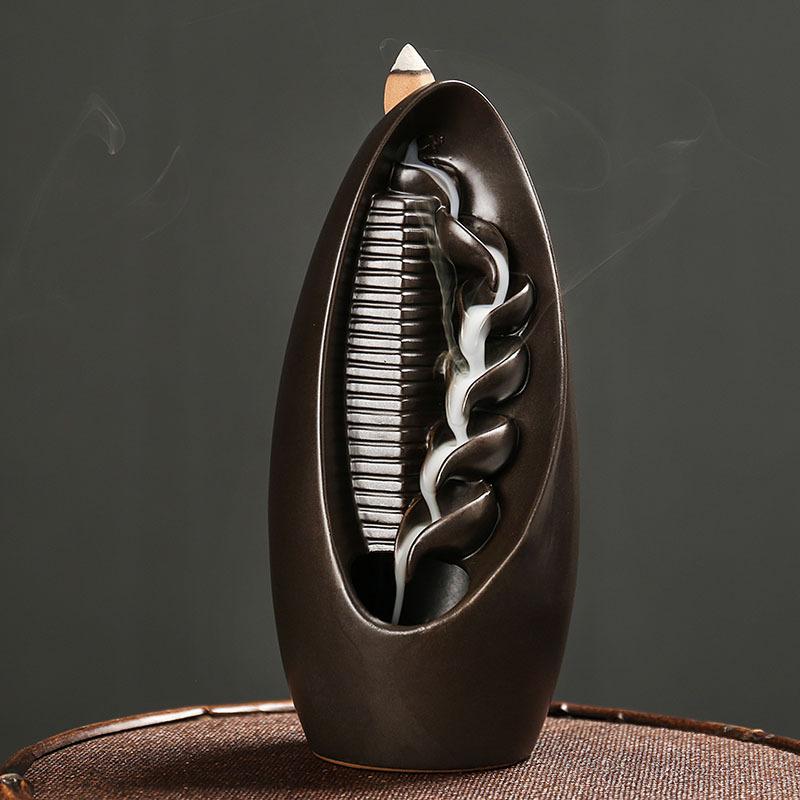Waterfall Moon Incense Best Burner Skull Backflow Incense Burner Halloween Home Use Decor Home Use Aromatherapy Without Incense