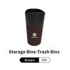 Emblems For Volkswagen VW Car Cup Shaped Trash Can Tumbled Fur Auto Storage Container Golf 4 5 6 7 Polo Jetta Sagitar Magotan Pa zf6