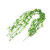 2Pcs Plastic Plants 1.2m Fake Hanging Plant Artificial Hanging Plant Faux Hanging Eucalyptus Plants UV Resistant for Room Wedding Indoor Balcony Decor