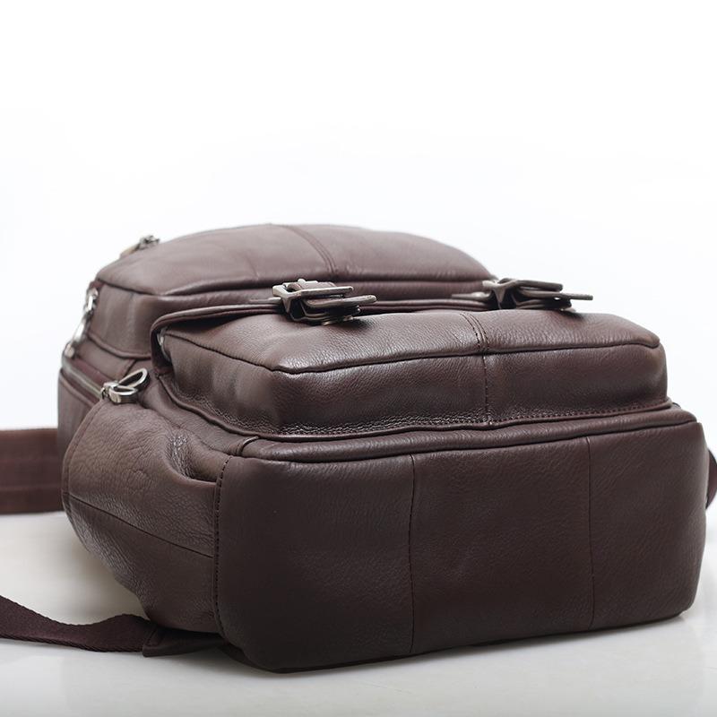 Стильный женский рюкзак Zency из натуральной кожи большой вместимости для женщин