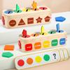 Shape Matching Wooden Color Classification Colorful Box Evil Child Toy Puzzle