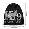 K9 Handler Dog Skullies шапки шапки для унисекс женщин унисекс модная зимняя теплая вязаная шапка для взрослых бельгийский малинуа капот шапки