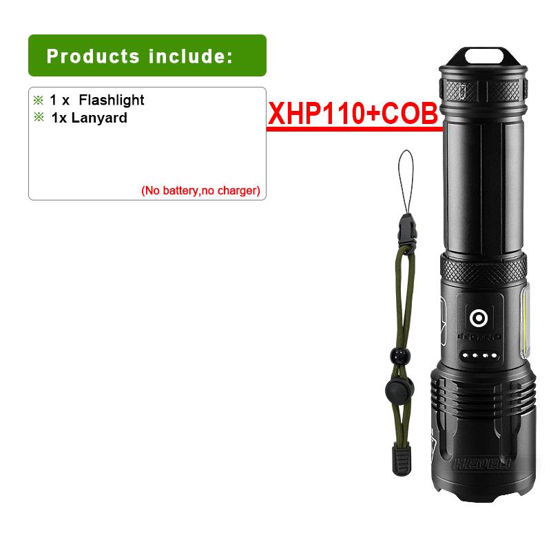 XHP160 сверхмощный фонарик, многорежимный водонепроницаемый фонарик, уличный аварийный светильник, фонарь для кемпинга, прожектор, вспышка