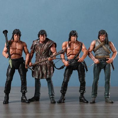 Мгновенная отправка Rambo Force Of Freedom SDCC Ограниченная фигурка NECA | Ручная работа Модель игрушки Декор