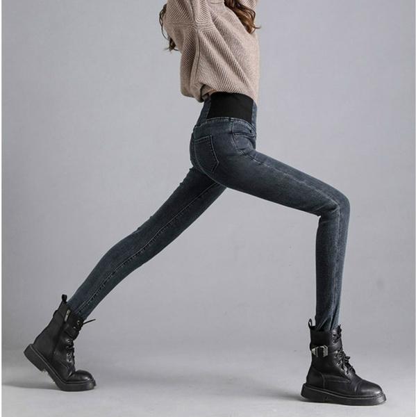 Jeans Slim Denim Pants Women's High Waist Skinny Jean Vintage Wash Pencil Stretch Leggin