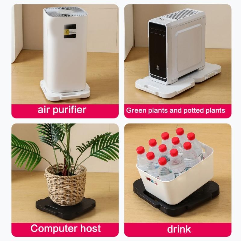 Connectable Rolling Dollies For Transporting Large Flowerpots Furniture Heavy Items Indoor Outdoor