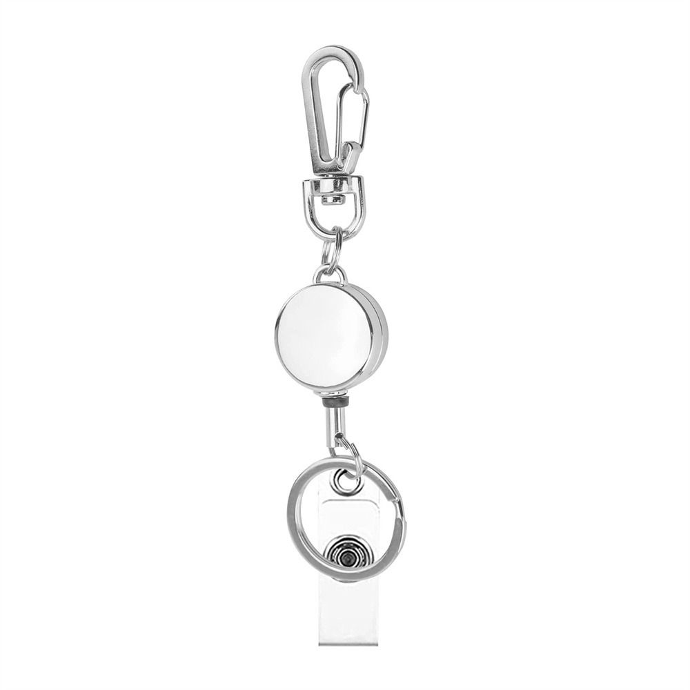 Name Tag Nurse Badge Holder Pull Keyring ID Card Lanyards Retractable Badge Reel  Office Supplies