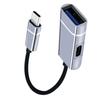 Mobile Phone Data Sync Splitter Power Supply Converter USB 3.0 PD Fast Charging Type-C OTG Adapter