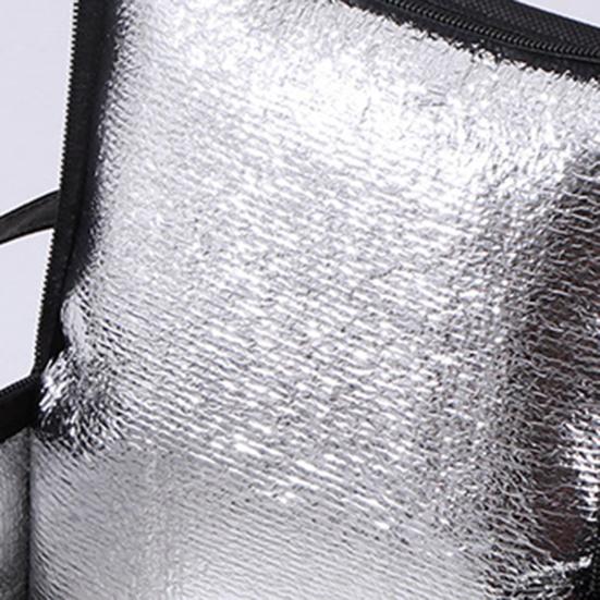 Термосумка для ланча, портативная термосумка, большая вместимость, складная, легкая, сумка-холодильник, принадлежности для кемпинга