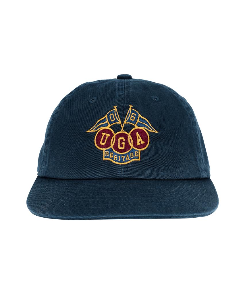 Кепка с вышивкой Yunibeoseugameonteu Ug Heritage, выцветшая, темно-синяя