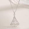S925 Silver Snowflake & Christmas Tree Necklace: Stylish, Unique, and Elegant Clavicle Chain