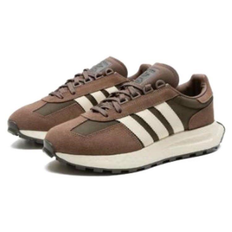 Adidas Originals Retropy E5 Comfortable Versatile Casual Shoes Men Sneakers Brown Beige IF3928