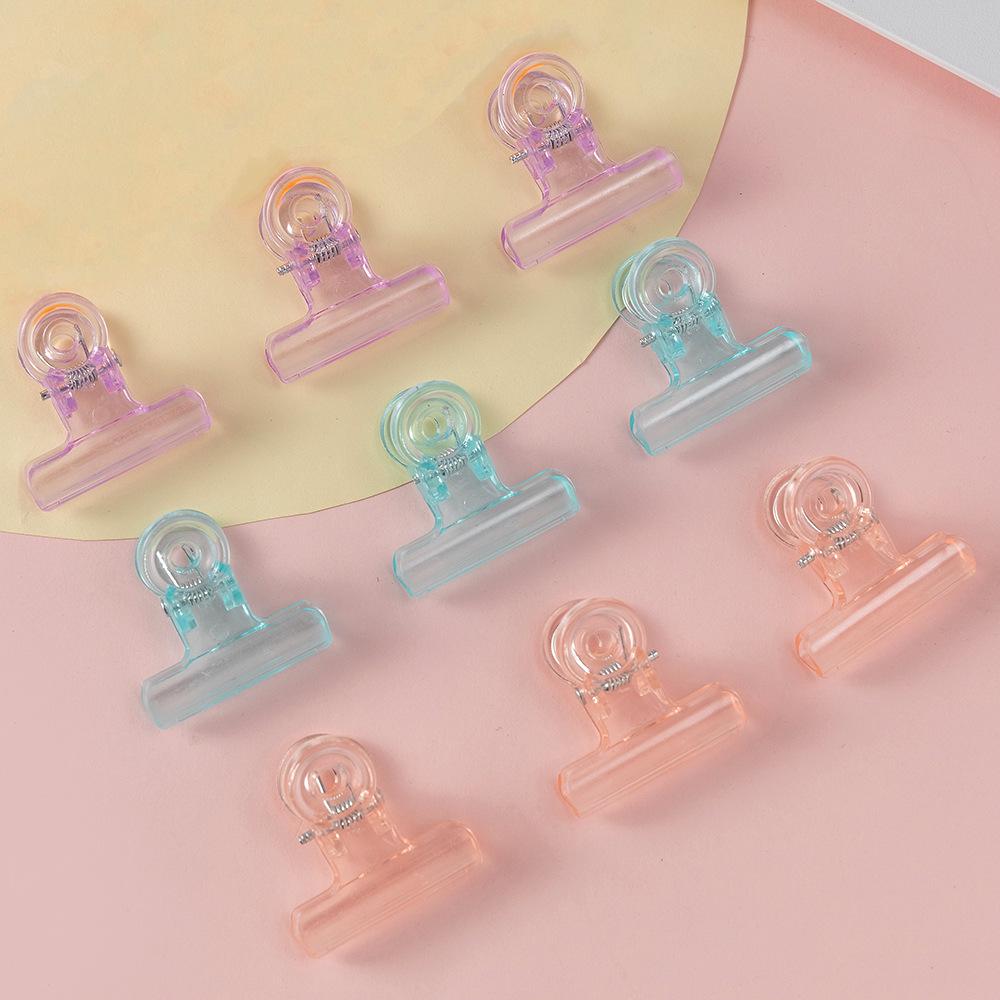 Clear Acrylic Long Tail Clip for Students - Ideal for Organizing Papers, Tests, and Receipts