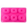 6 Donuts Mold, Cake Cookies, Jelly Pudding, Silicone Molds, High Temperature Resistance Silicone Mould Molds Silicone