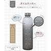 0.5 Liter Water Bottle, 500ml, with Time Marker, BPA-Free [Drink 2 Liters of Water Per Day!] Outdoor Sports Bottle, Large Capacity, Gray, 500ml