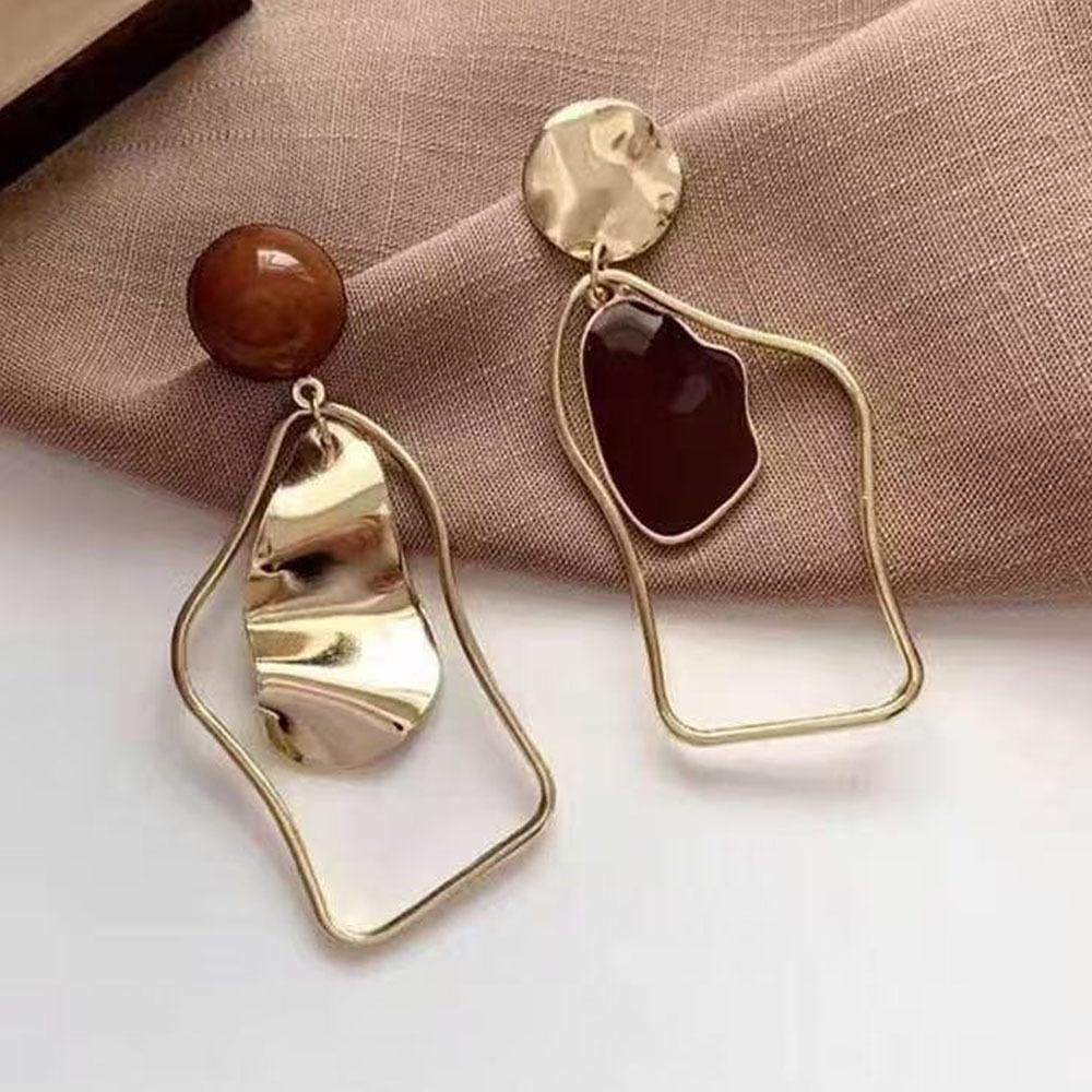 Christmas Baroque Irregular Imitation Pearl Stacked Star Tree Drop Earrings for Women Xmas Tree Earring Holiday Zircon Gift