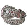 Women's Rhinestone Crystal Waist Belt for Jeans or Dress, European and American Style with Inlaid Rivets