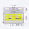 AUTOYUZU Боковые габаритные огни Придорожные фонари с указателем поворота 49 COB DC24V на болтах и гайках Набор из 6 ламп, Огни, Функция, Чипы, Квадратные,